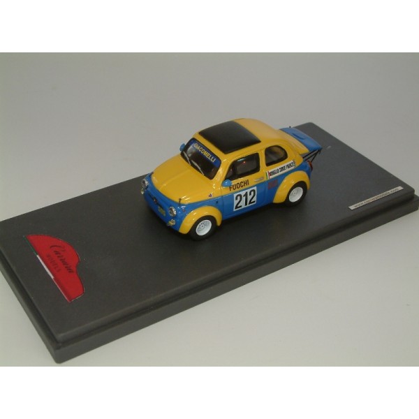 Fiat 500 Abarth 595 #212 Campionato Italiano 1972 Fuochi Mugello Corse - Standard Built 1:43